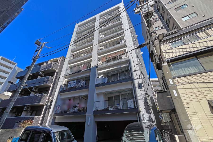 城見マンションの外観（南東側から）