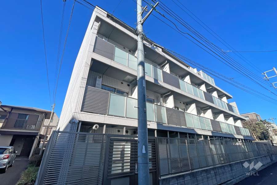 スカイコートグレース新宿中落合の外観（東南側から）