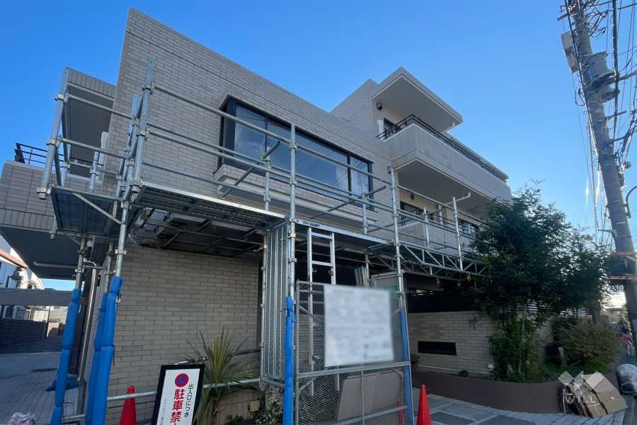 メゾンセゾン落合の外観（北西側から）