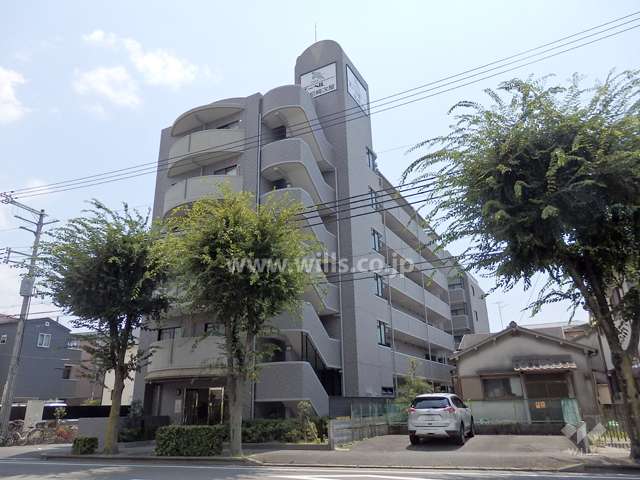 エーベル尼崎次屋の外観（北西側から）