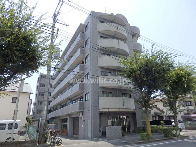 エーベル尼崎次屋の外観（北東側から）