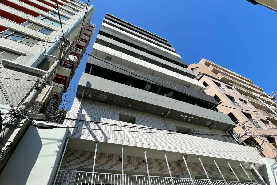 ジェノヴィア新宿中落合スカイガーデンの外観（南東側から）