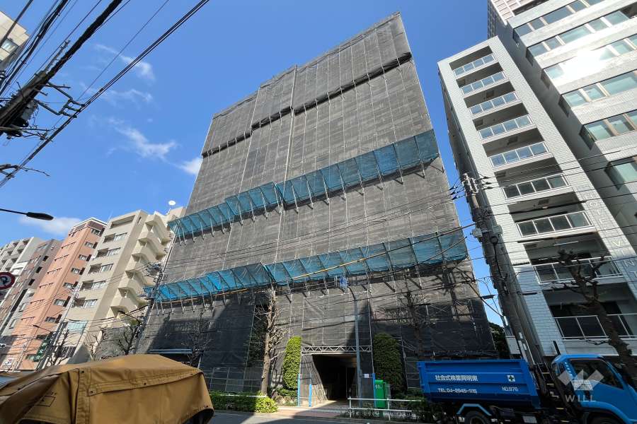 パークハイム神楽坂の外観（南西側から）