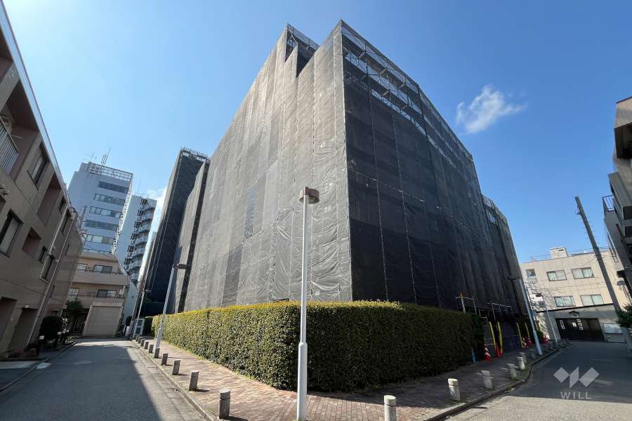 パークハイム神楽坂の外観（南東側から）