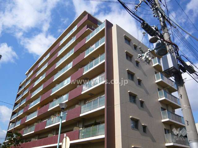 メロディーハイム立花の外観（南東側から）