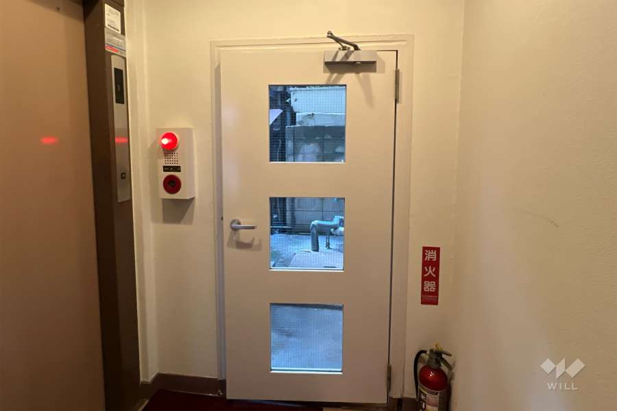 駐輪場の出入り口