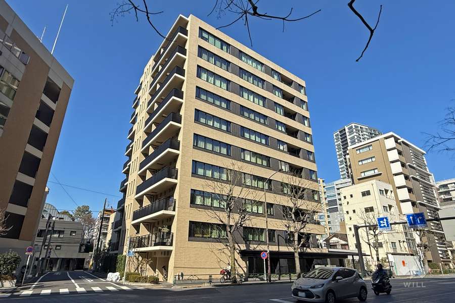 ジオ御苑内藤町の外観（南東側から）