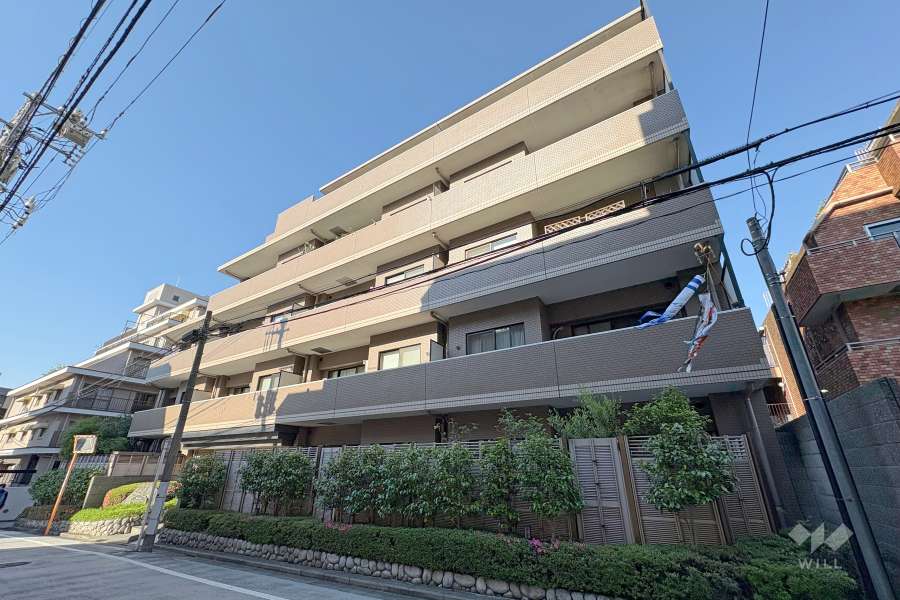 日神パレステージ信濃町の外観（南西側から）