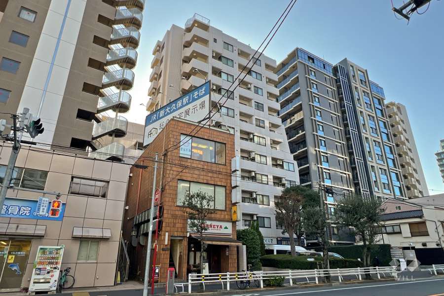 ウィンコート神楽坂の外観（北東側から）