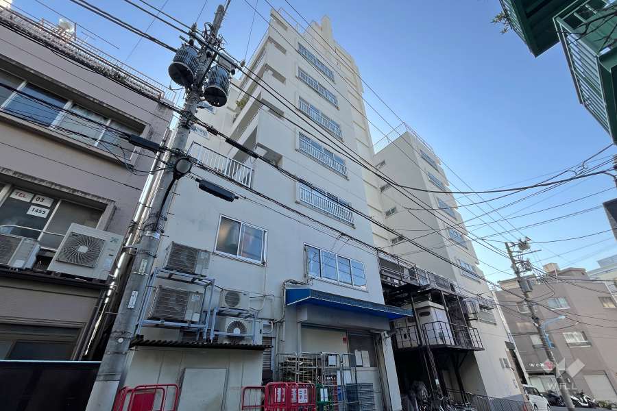 まんしょん早稲田の外観（北東側から）