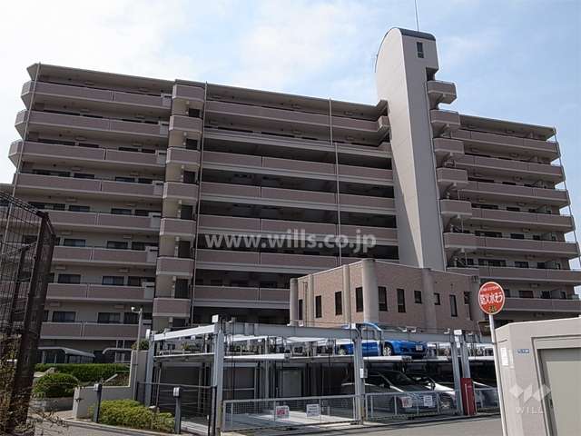 エクセラージュ川西うね野の外観（北東側から）