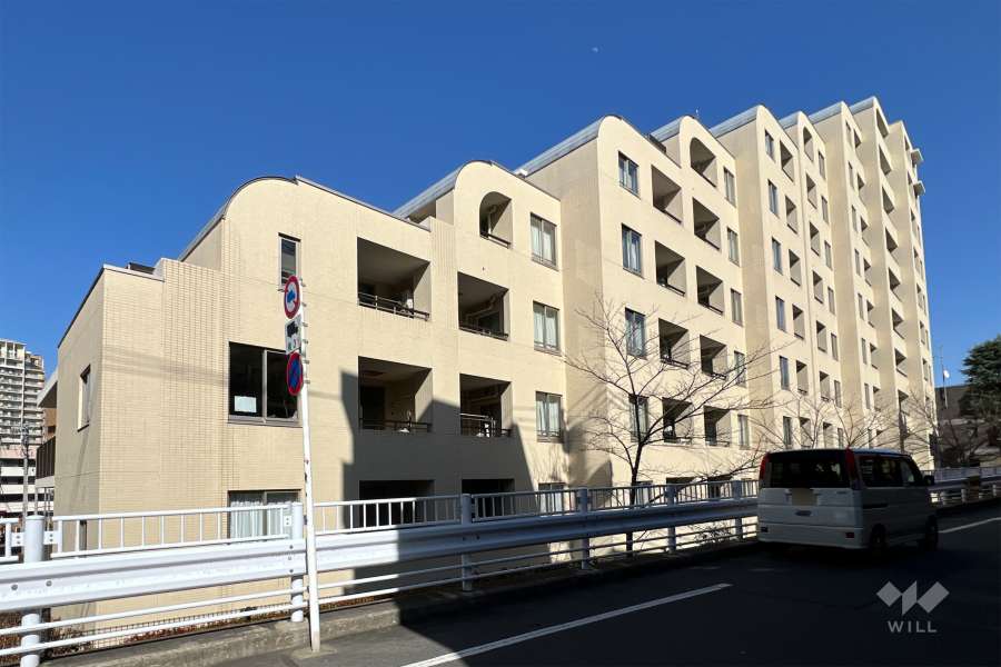 神楽坂トワイシアヒルサイドレジデンスの外観（南西側から）