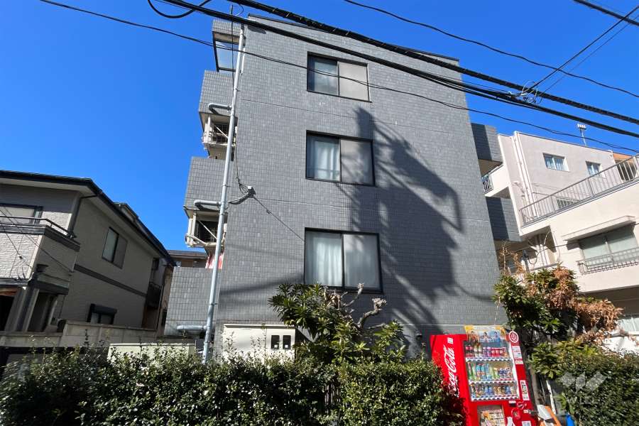 スカイコート新宿第6の外観（南東側から）