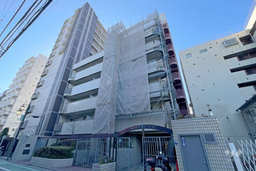 アゼリアコートの外観（北東側から）