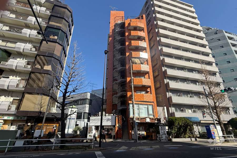新宿オリンピックマンションの外観（西側から）