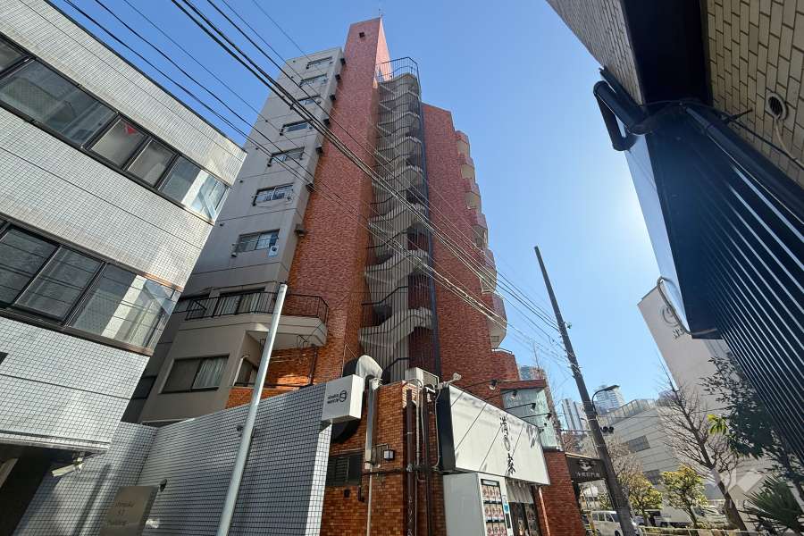 新宿オリンピックマンションの外観（北側から）