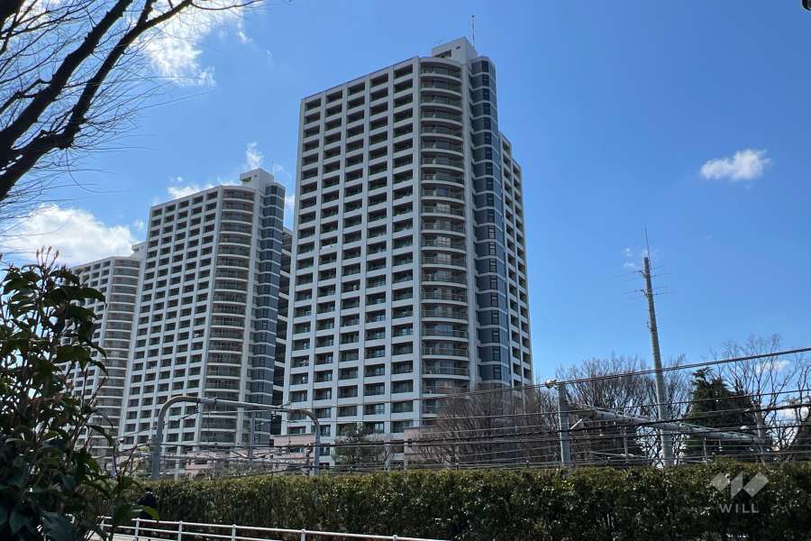 西戸山タワーホウムズノースタワーの外観（北東側から）