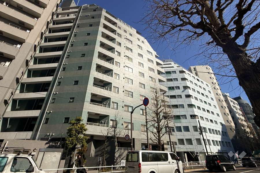 ヴィアシテラ新宿の外観（北西側から）