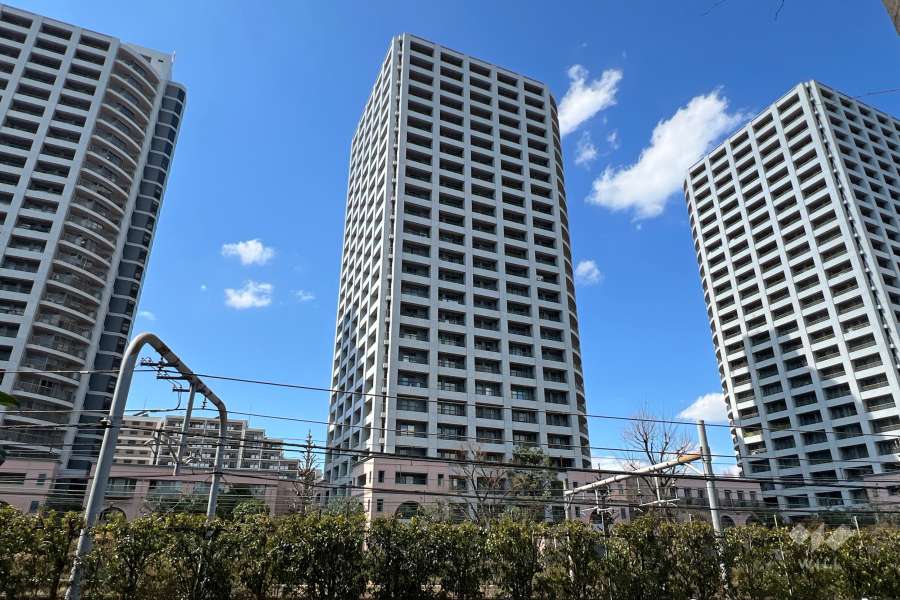 西戸山タワーホウムズセントラルタワーの外観（南東側から）