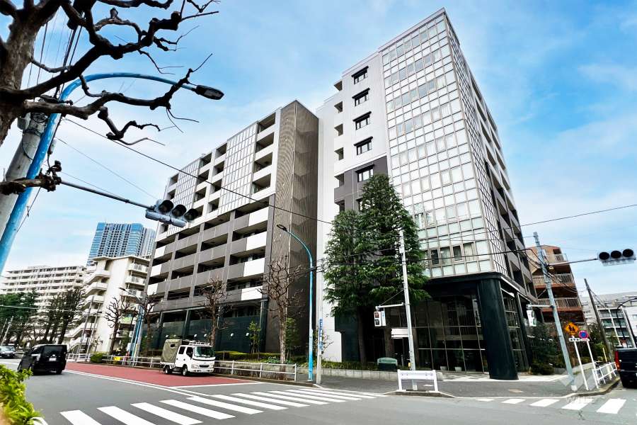 レクセル高田馬場の外観（北西側から）