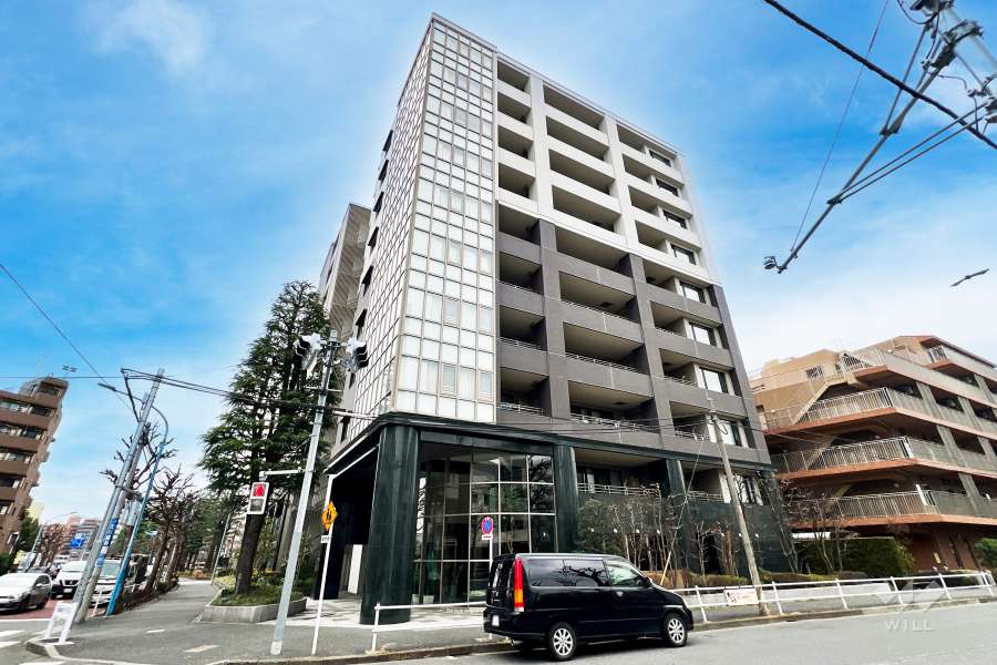 レクセル高田馬場の外観（北西側から）