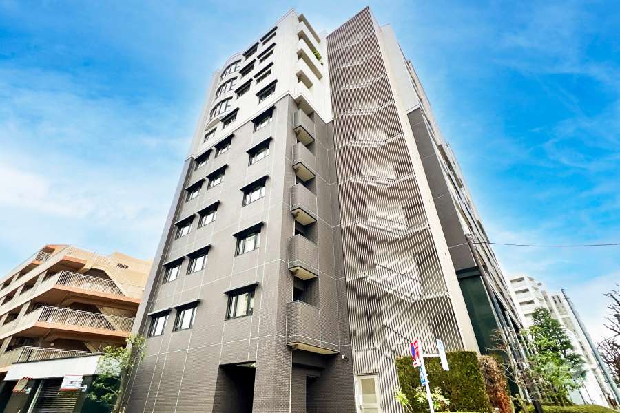 レクセル高田馬場の外観（北東側から）