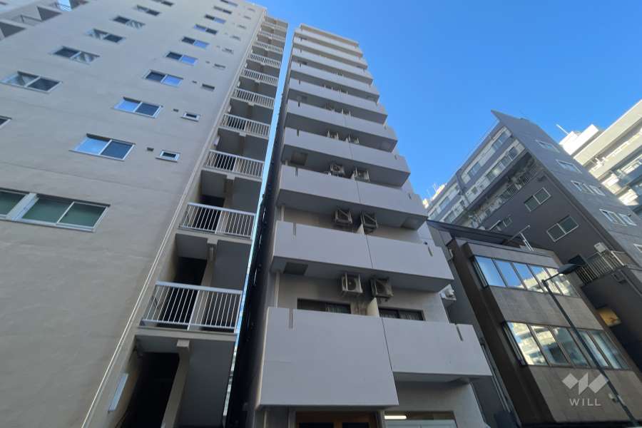 ニューライフ新宿参番館の外観（北東側から）