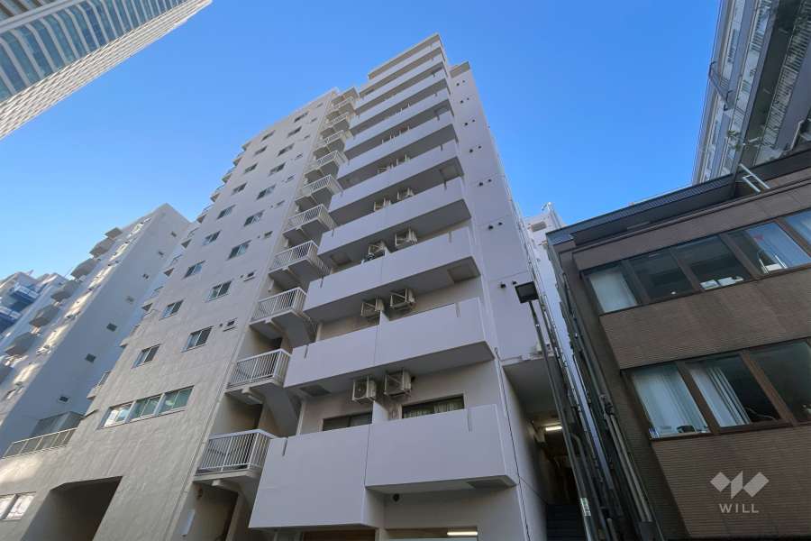 ニューライフ新宿参番館の外観（北西側から）