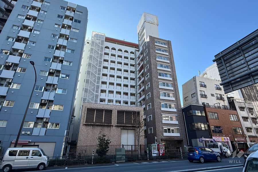 四谷コーエイマンションの外観（北東側から）