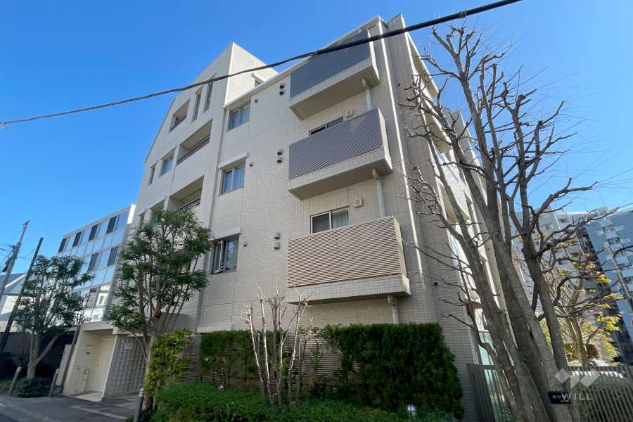 ブランズ新宿富久町の外観（北西側から）