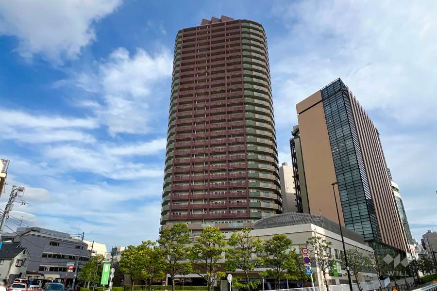 ローレルコート新宿タワーの外観（北西側から）