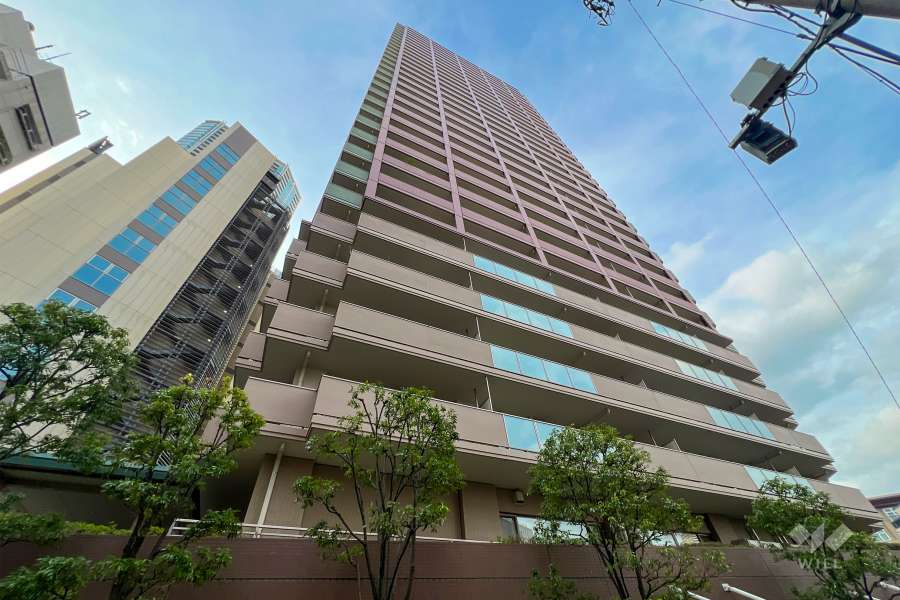 ローレルコート新宿タワーの外観（南西側から）