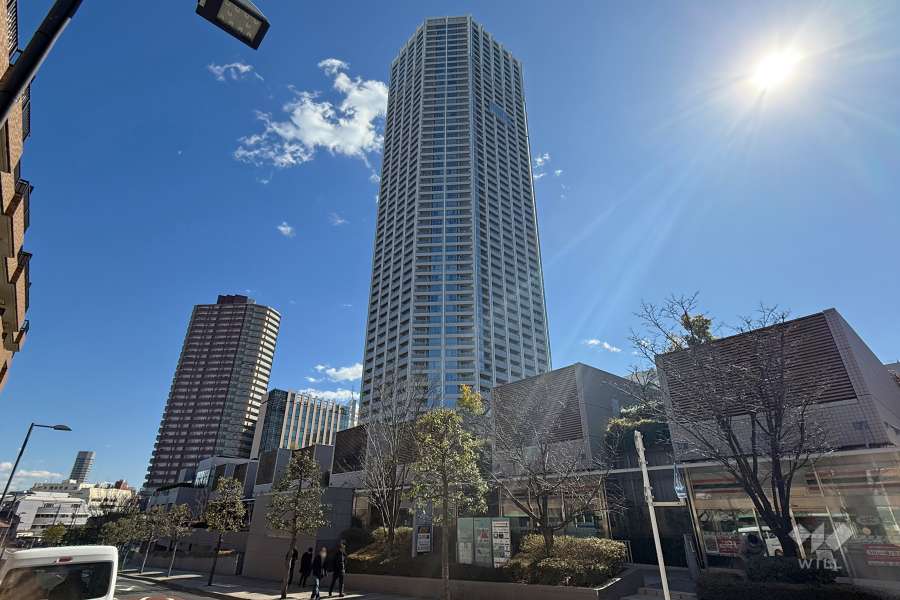 富久クロス コンフォートタワーの外観（北西側から）