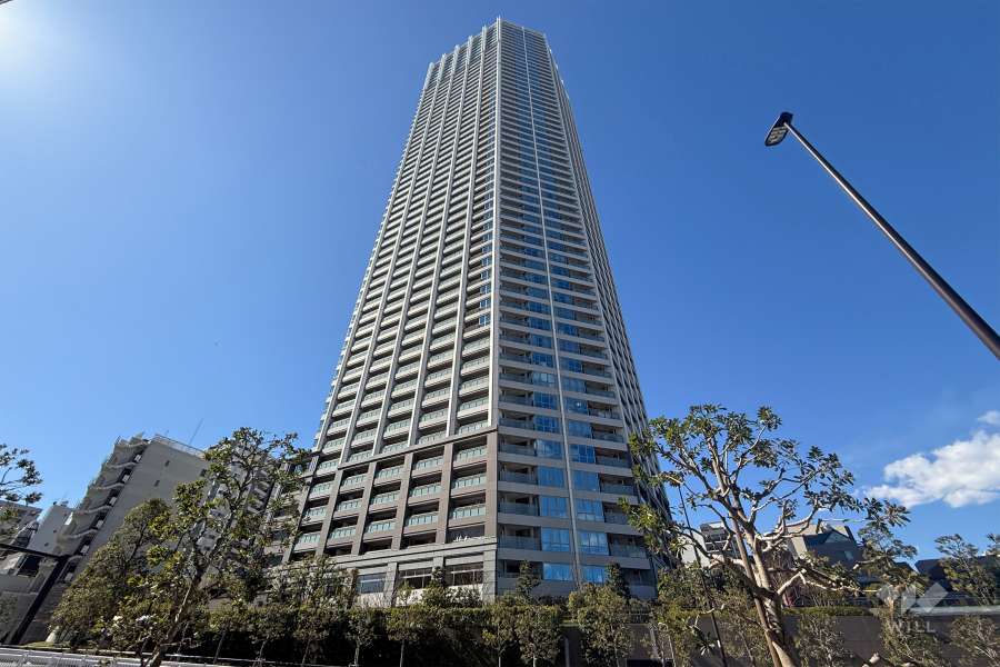 富久クロス コンフォートタワーの外観（北東側から）