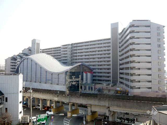 シャンテ川西の外観（北西側から）