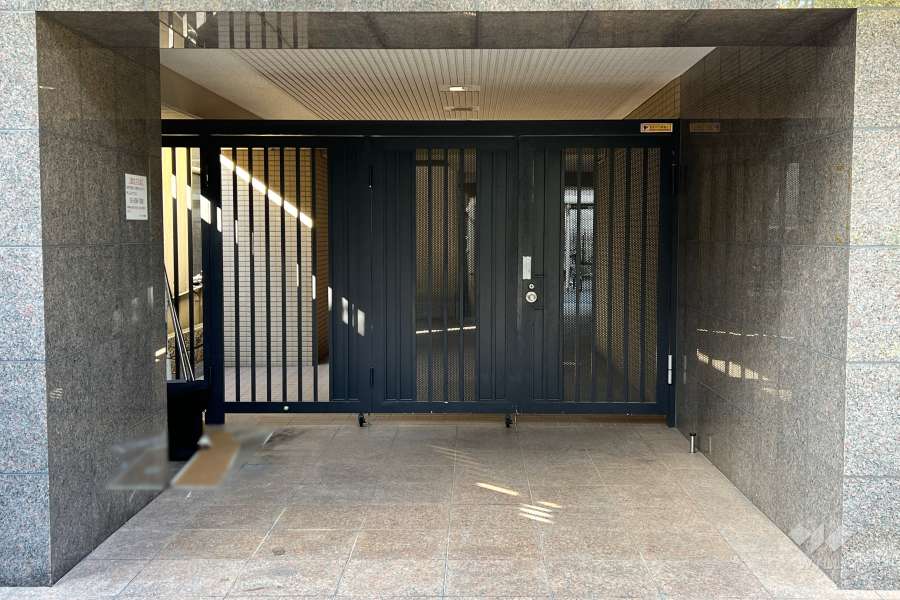 駐輪場の出入り口