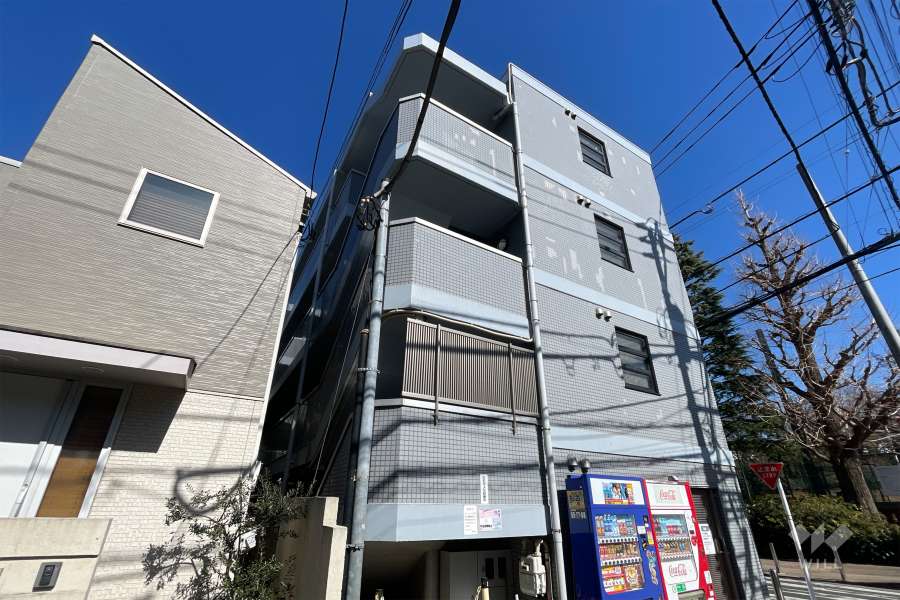 スカイコート新宿第5の外観（南西側から）