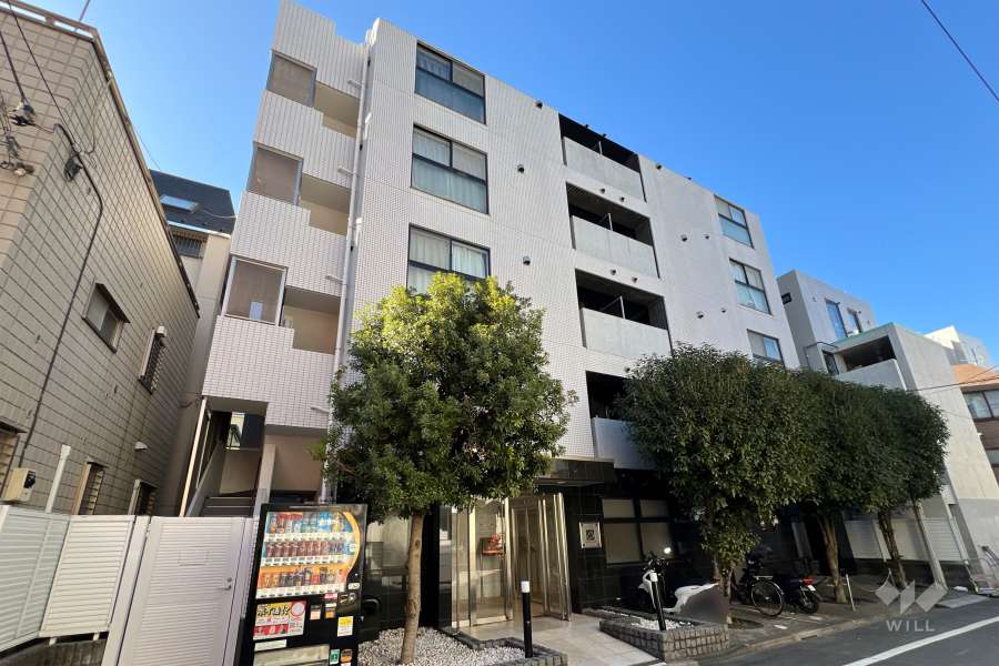 シンシア東中野の外観（東側から）