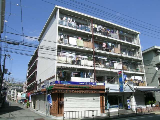 栄町団地 Ｄ棟の外観（南側から）