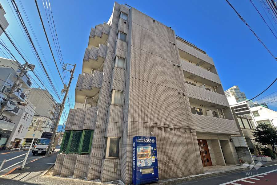 グランヴァン東中野の外観（北東側から）