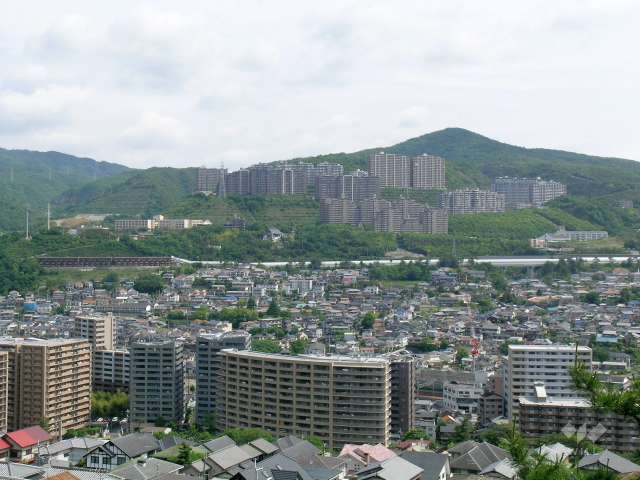 『ラ・ビスタ宝塚』の遠景