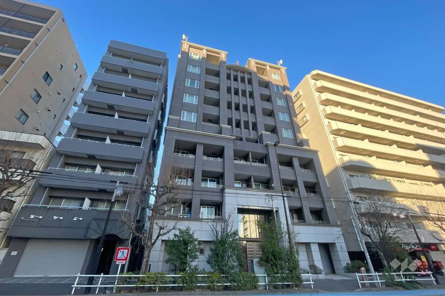 シティハウス新宿柏木の外観（南東側から）