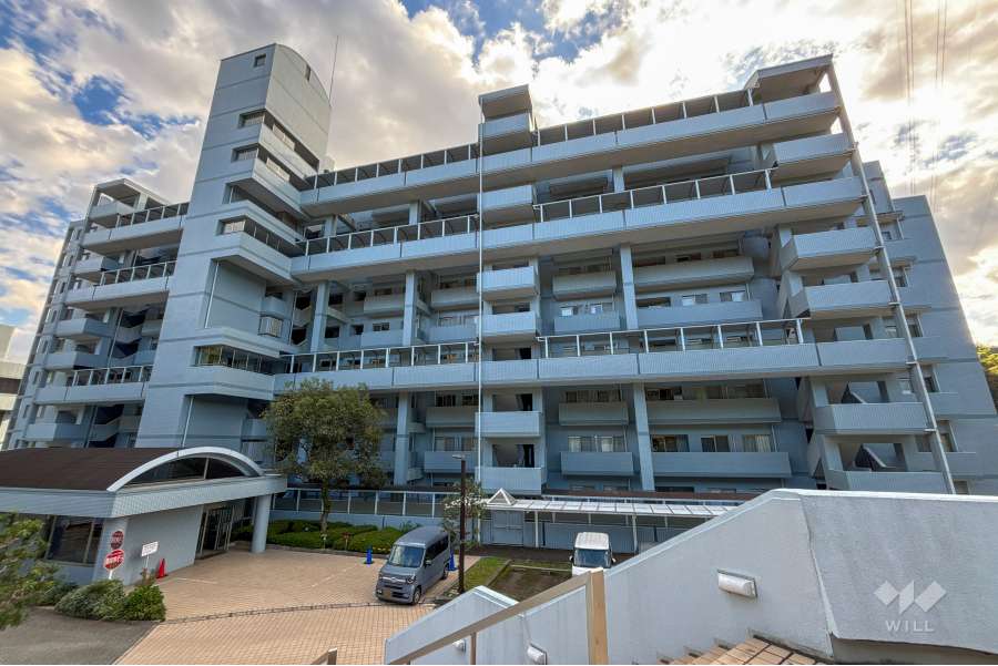 移瀬ガーデンハイツの外観（北側から）