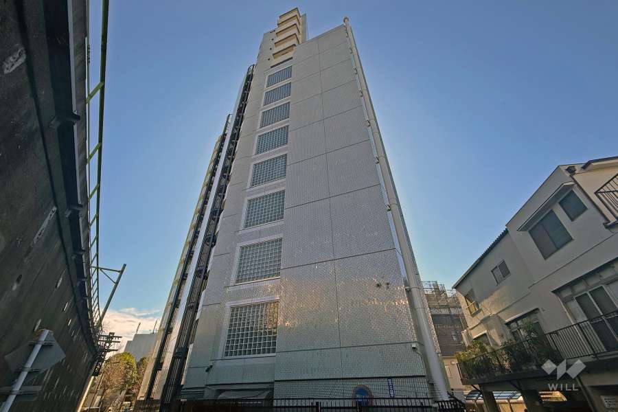 シャンボール北新宿の外観（北西側から）