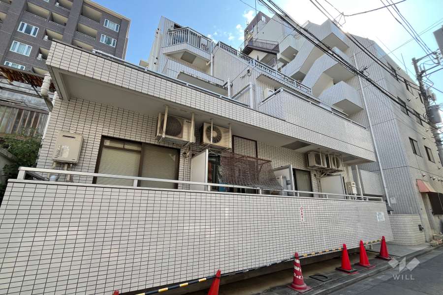 朝日プラザ北新宿の外観（北西側から）