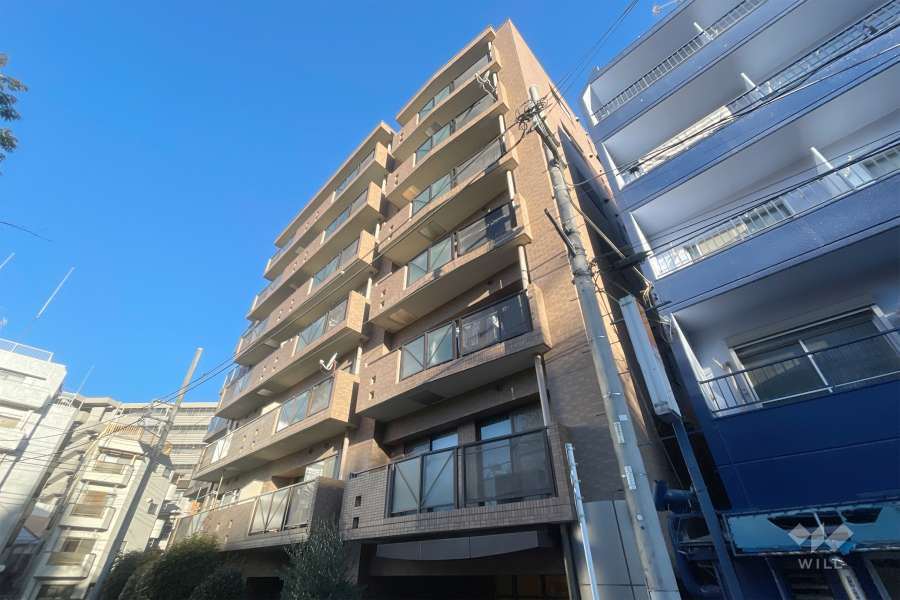 朝日クレスパリオ新宿の外観（南東側から）