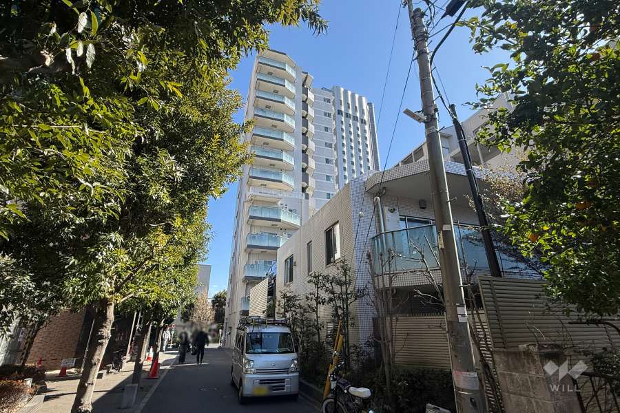 ザ・パークハウス新宿柏木の外観（北西側から）