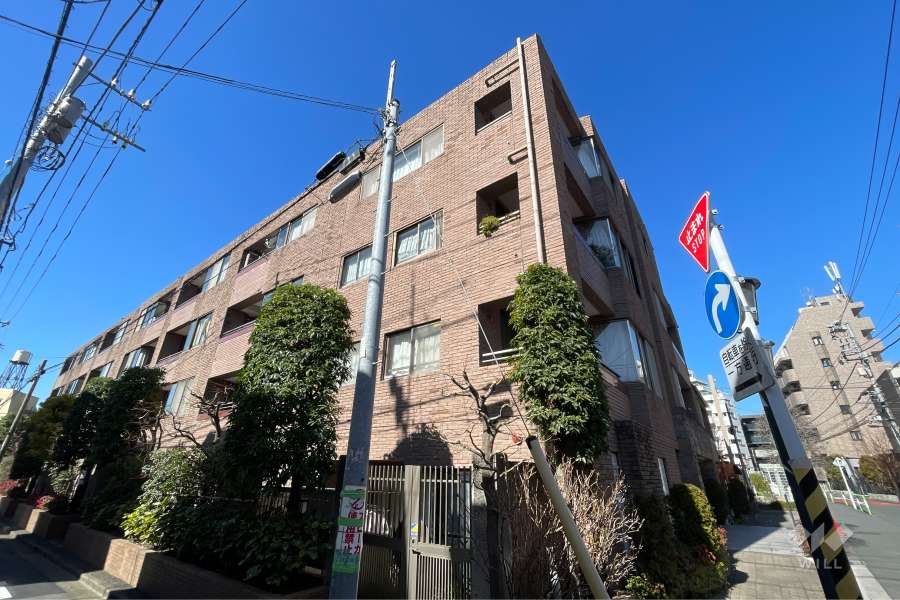 クレッセント新宿柏木の外観（南東側から）