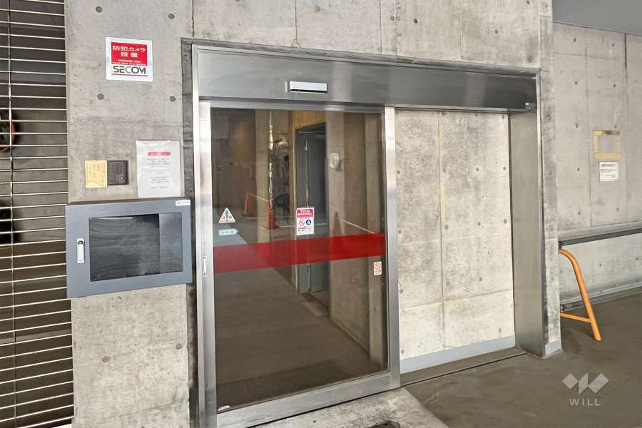 駐輪場の出入り口