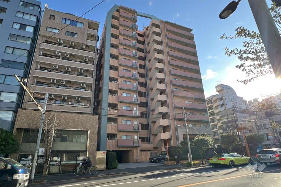 ジェイパーク神楽坂の外観（北東側から）